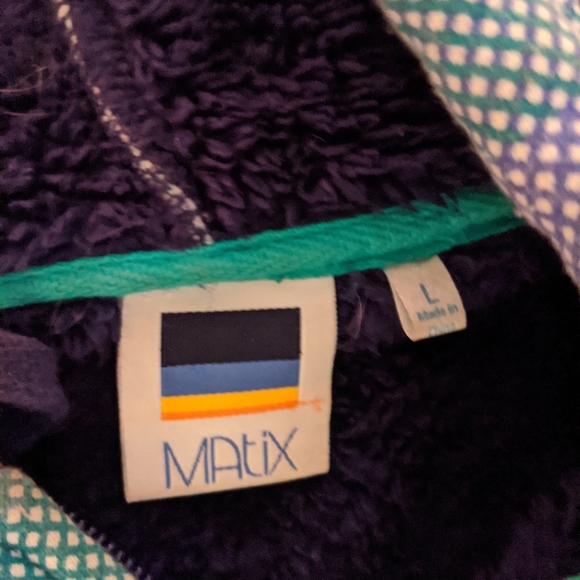 Madix Jacket green and blue plaid. - Picture 2 of 2